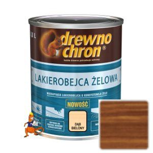 LAKIEROBEJCA ŻELOWA KOLOR TEAK PRZEZNACZONA DO DEKORACYJNEGO MALOWANIA PRZEDMIOTÓW DREWNIANYCH 0,8L FIRMY DREWNOCHRON