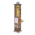 KOMPLETNY KOMIN IZOLOWANY LEIER 4 MB FI 220 + WENT