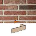 NELISSEN PŁYTKA KLINKIEROWA KĄTOWA RĘCZNIE FORMOWANA NEO BAROK WDF65 215x102x25/30x63 MM