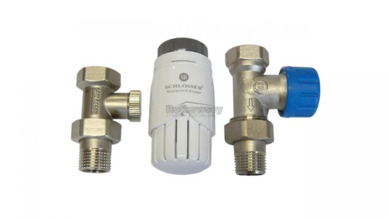 Zestaw grzejnikowy SCHLOSSER 1/2" prosty