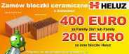 ciepły bloczek ceramiczny HELUZ PLUS 25 P+W cer.0,42 W/m2K - ŚLĄSK