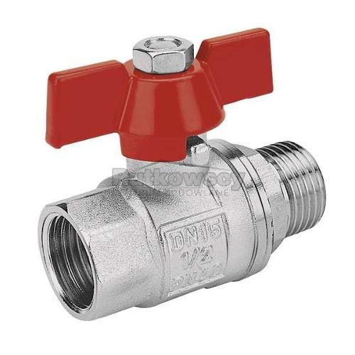 Zawór kulowy PERFEXIM 3/4" motylek nyplowy