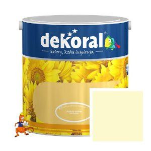 FARBA AKRYLIT W KOLOR NARCYZ LATEKSOWA ODPORNA NA SZOROWANIE 2,5L FIRMY DEKORAL