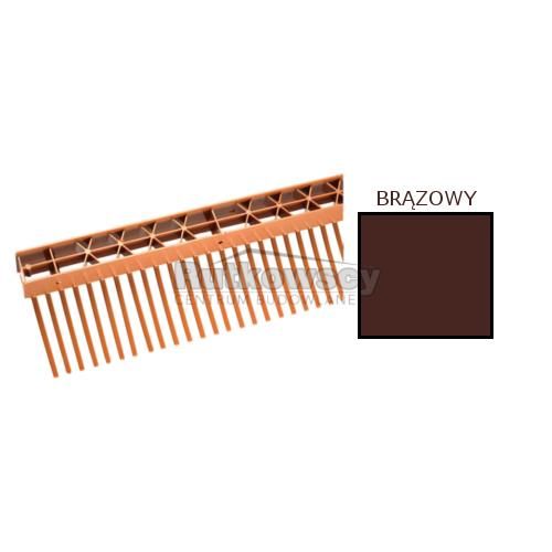 GrzebieŃ okapowy z kratką wentylacyjną MDM 60 mm brązowy