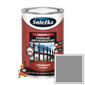 PODKŁAD ANTYKOROZYJNY UREKOR S KOLOR POPIELATY 5L FIRMY ŚNIEŻKA