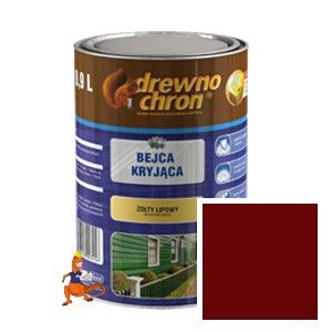 BEJCA KRYJĄCA DO DEKORACYJI I OCHRONY DREWNA KOLOR MAHOŃ TRADYCYJNY 5L FIRMY DREWNOCHRON