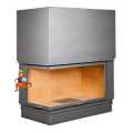WKŁAD KOMINKOWY AXIS FH 1200VLG SZARY LEWA BOCZNA SZYBA GIĘTA BEZ SZPROSU DRZWI PODNOSZONE REF.AX FH 1200 VLG-VP-GF  O MOCY 16,4 kW FIRMY AXIS
